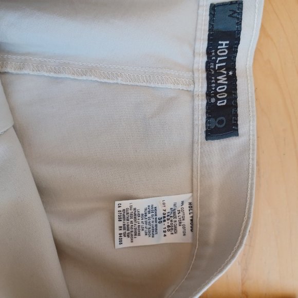 NEW! Hollywood The Jeans People Women's Tan Pants Size 30 (4317) - Picture 4 of 8